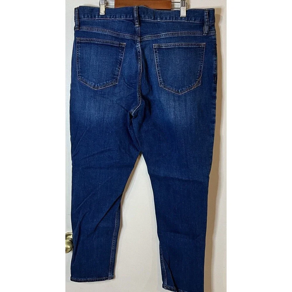 Banana Republic Men’s Skinny Fit Dark Wash Blue Denim Jeans Cotton 5-Pocket